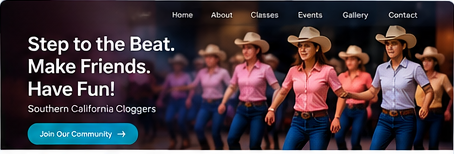 Community and organization website preview
