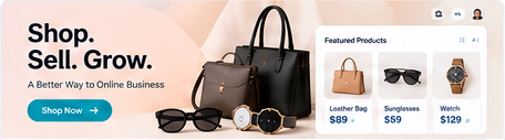 E-commerce shopping cart preview